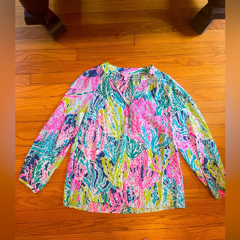 Lilly Pulitzer silk top